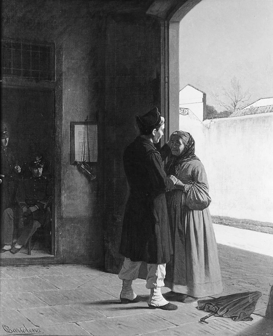 La madre del coscritto - Galleria degli Uffizi, Firenze